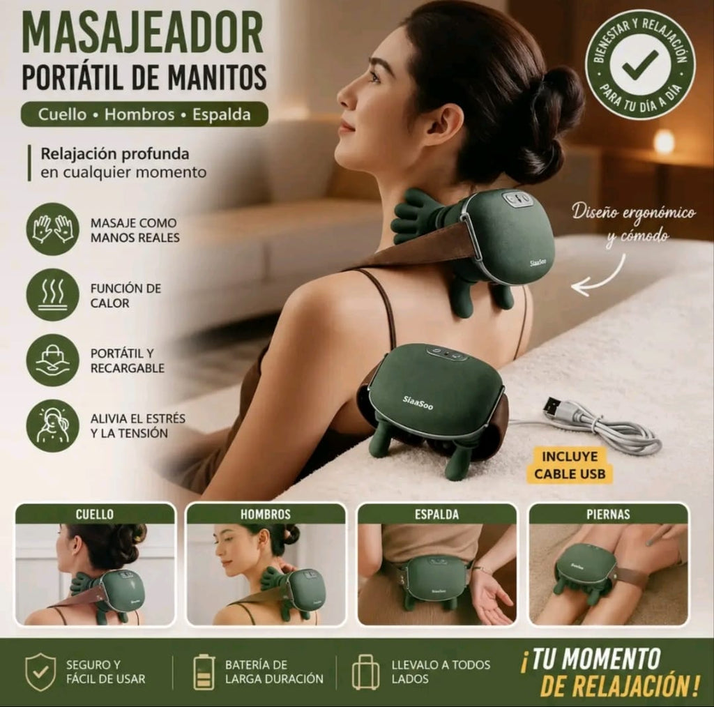 Masajeador de cuello manitos