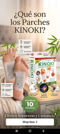 CAJA X 10 PARCHES DETOX KINOKI PARA PIES