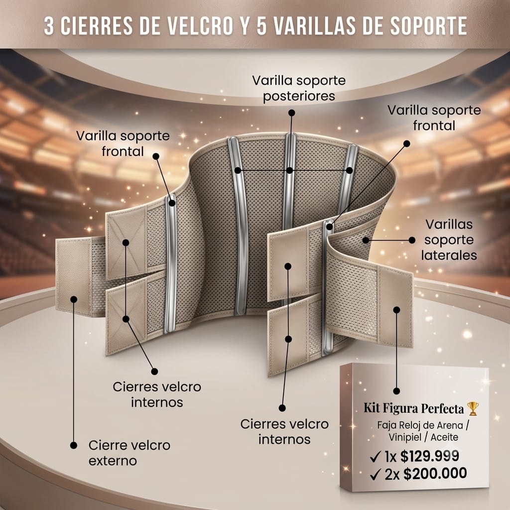 FAJA RELOJ DE ARENA + PAPEL VINIPEL OSMOTICO + ACEITE REDUCTOR